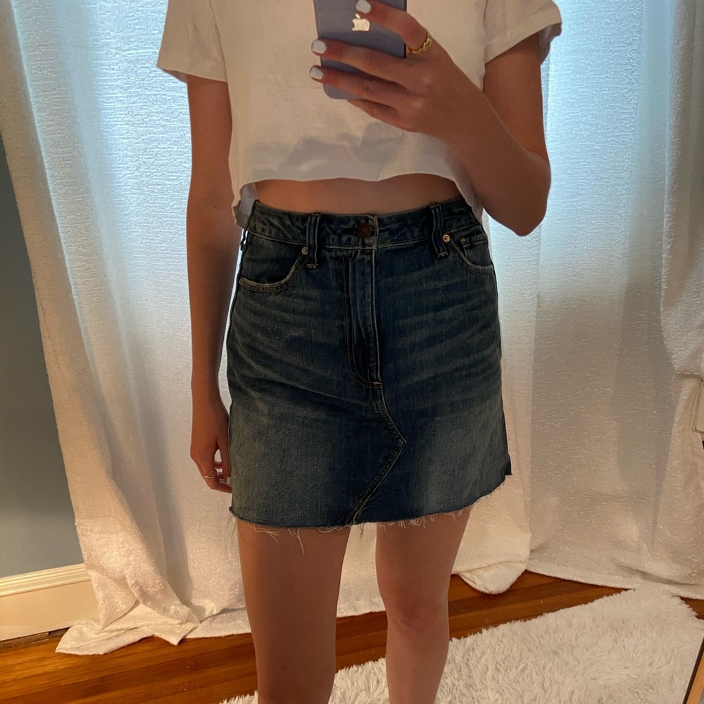 Abercrombie high waisted denim skirt size 28